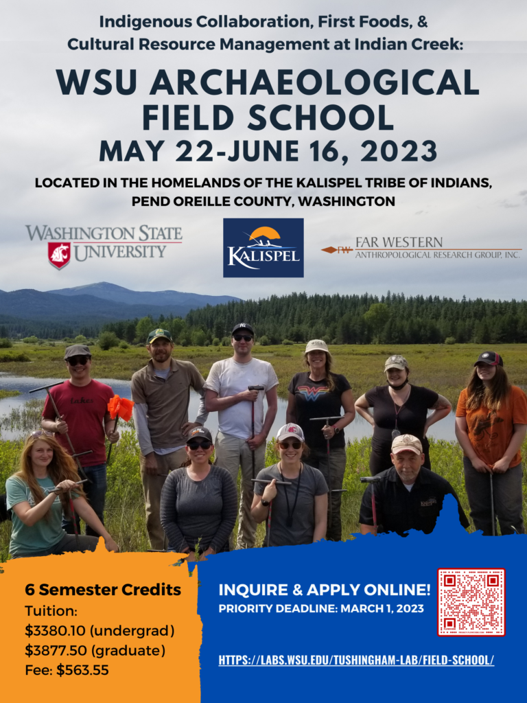 Field Schools Anthropology Washington State University