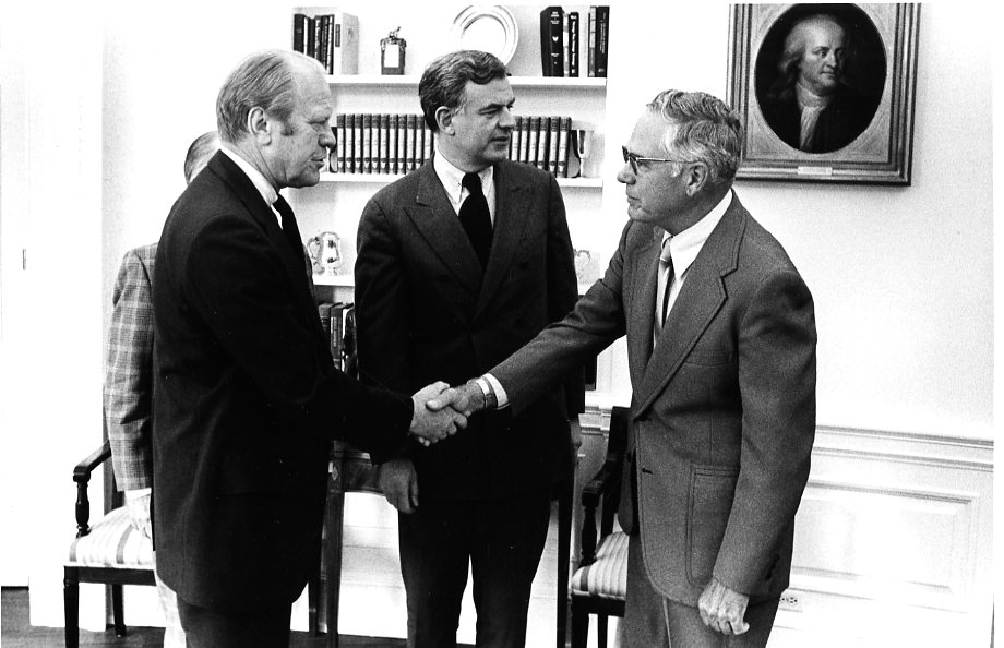 President Gerald Ford and Tom Foley, 1975 | The Thomas S. Foley ...