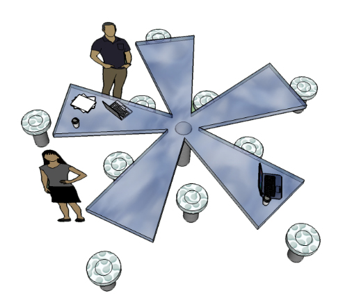 Graphic: Early digital study model.