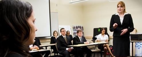 WSU's Mock Trial team prepares for competition.