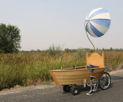 The Umbrellaship, a fantastical art machine