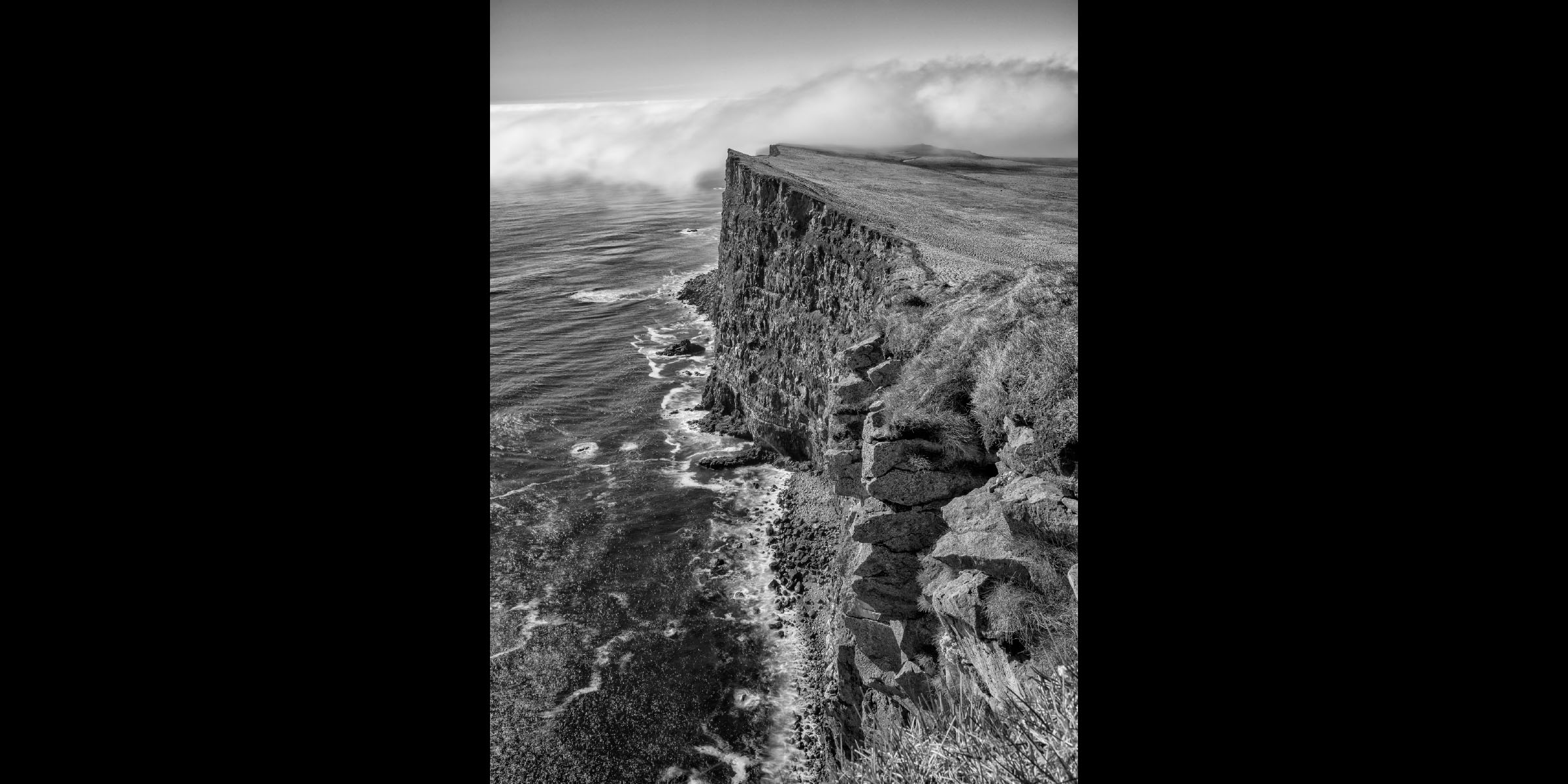 Latrabjarb Cliff and Fog