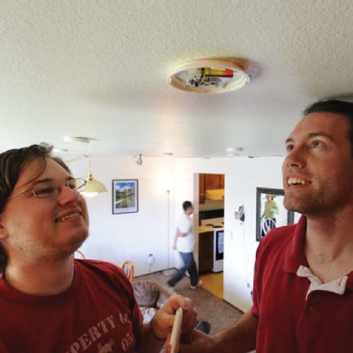 Students in a smart home