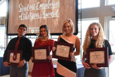 Anne Taylor standing with other finalists.