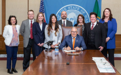 Group shot with Jay Inslee.