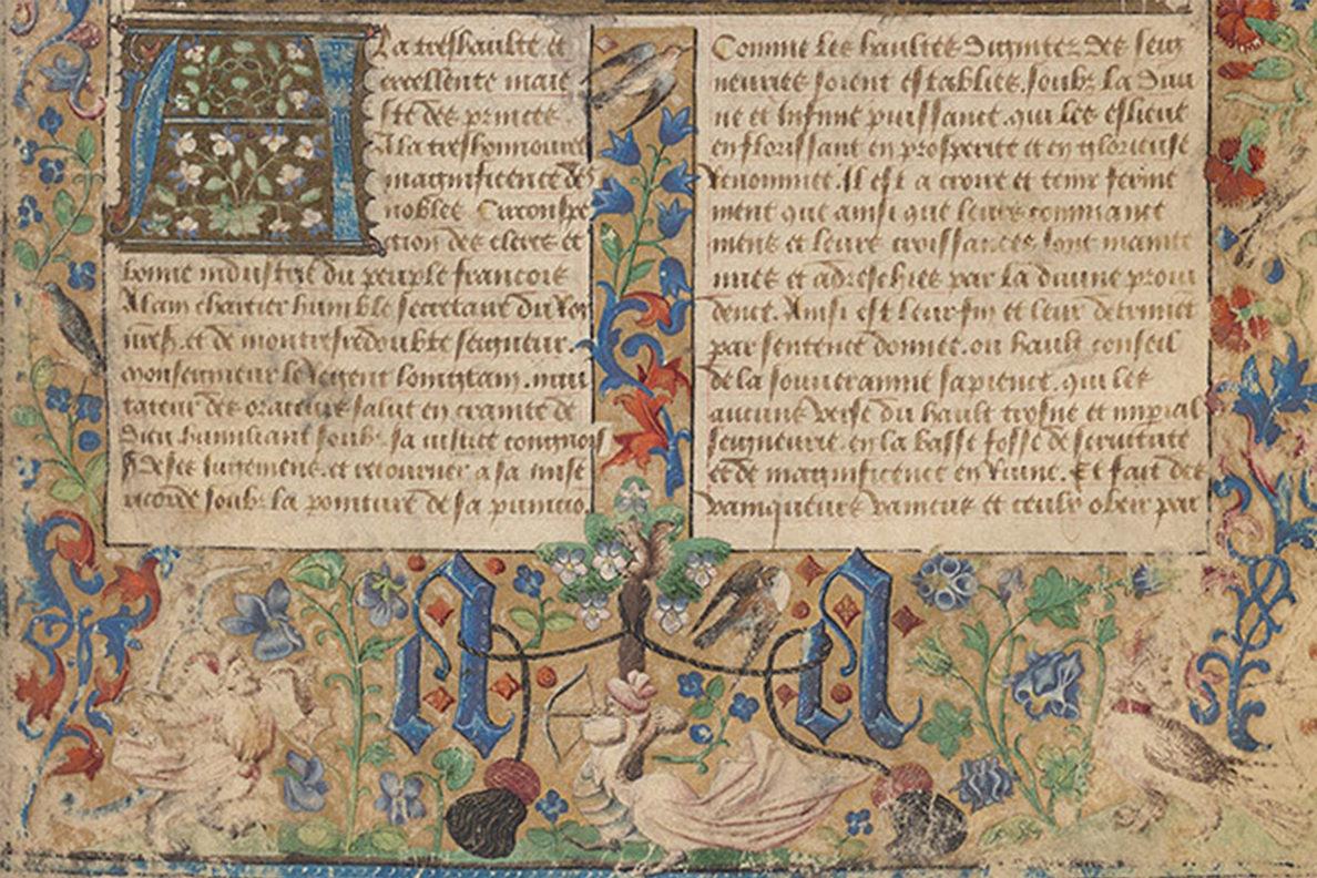 Illustrated manuscript.