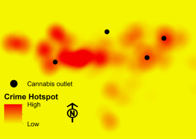 Heat map.