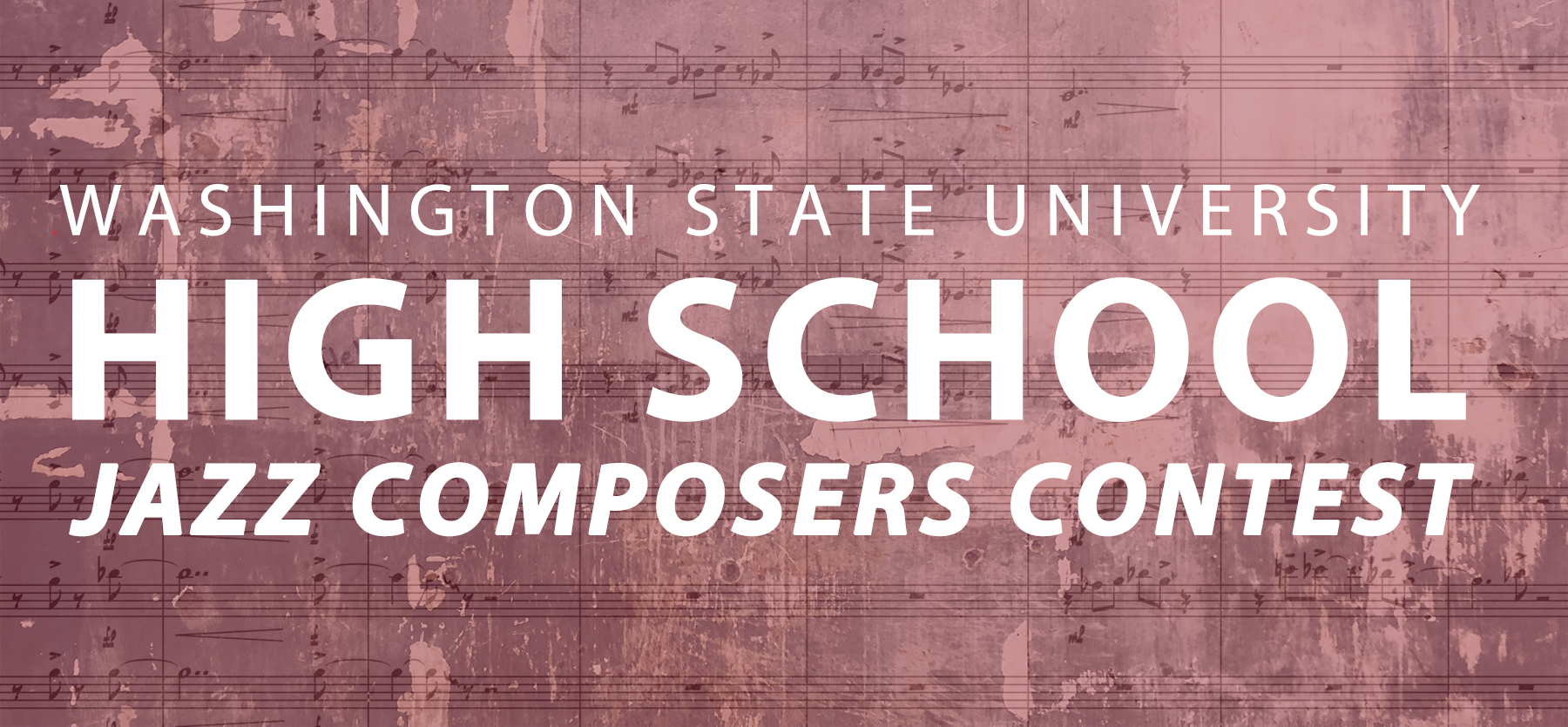 WSU Jazz Composers Contest School of Music Washington State University