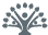 humanities icon - human forms as tree