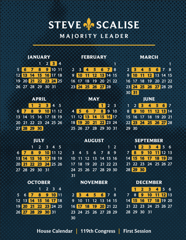 Congressional Calendars WSU Government Relations Washington State