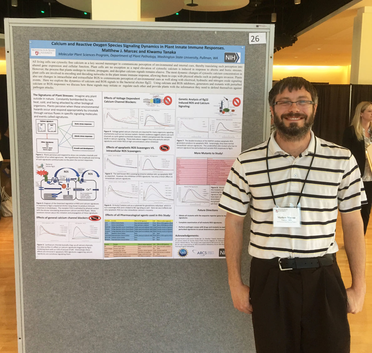 Matt Marcec presented a poster at the NIH Biotech