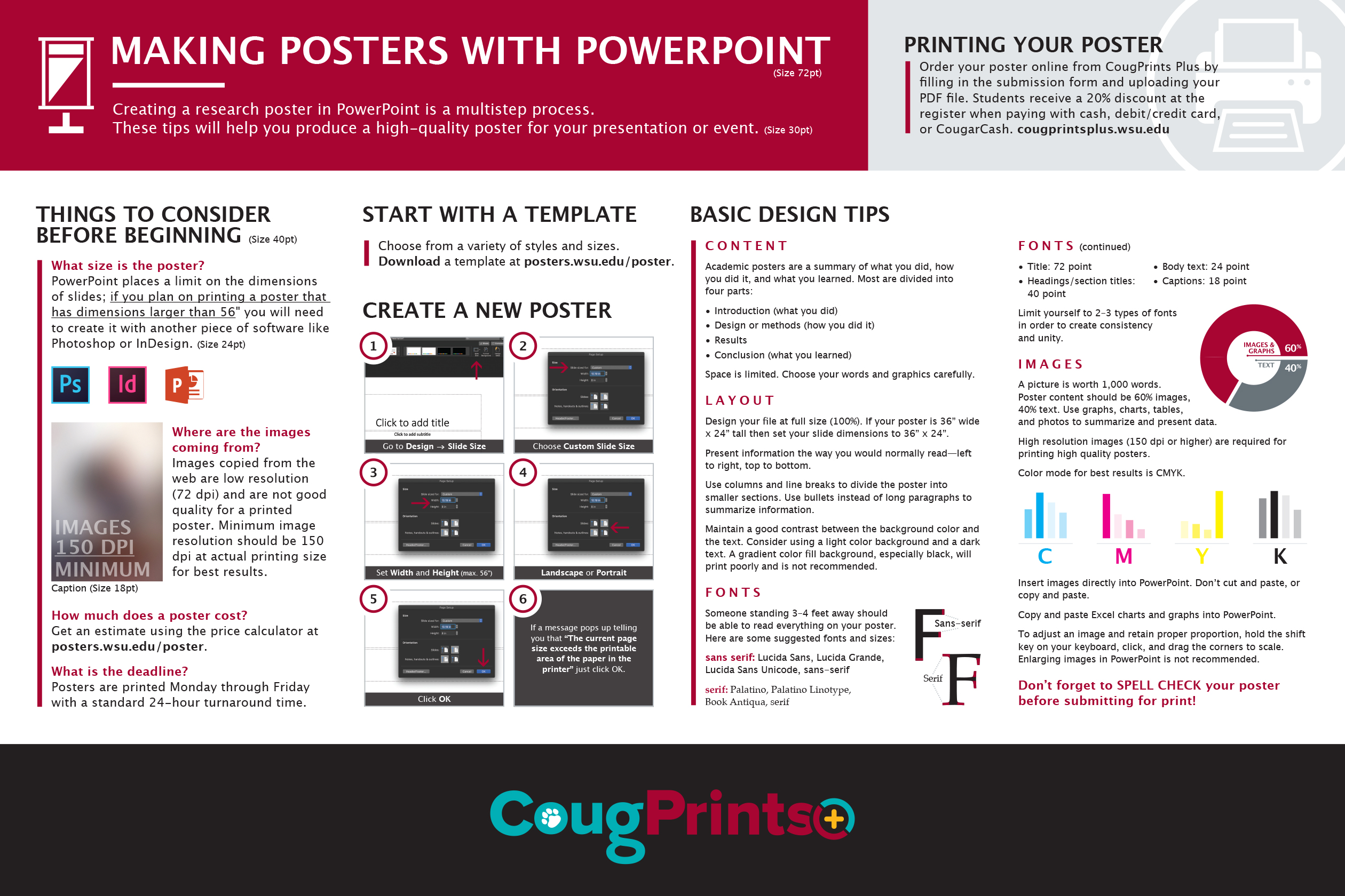 standard poster size for scientific conference