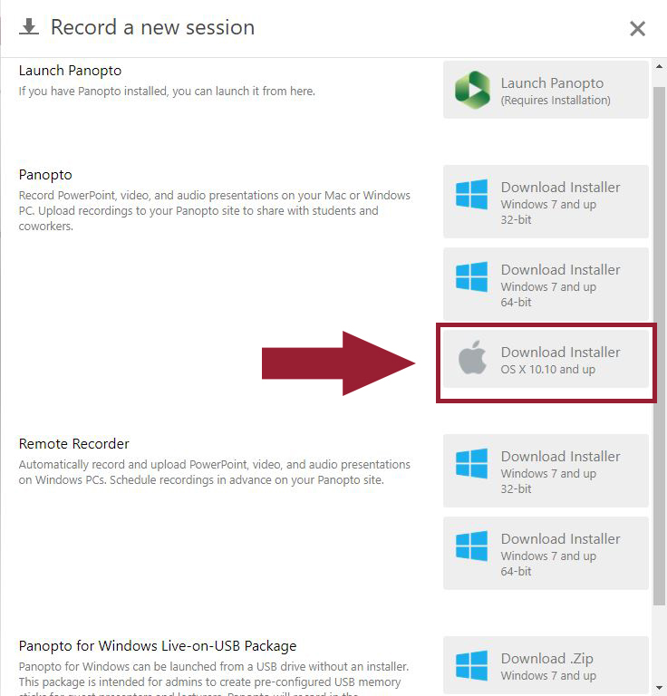 Install Panopto For Mac