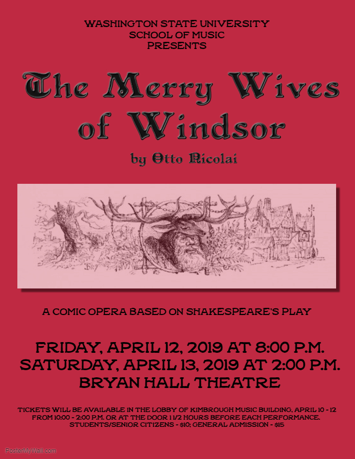 The merry wives of windsor poster