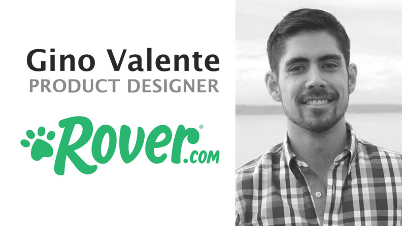 Gino Valente product designer promotional poster