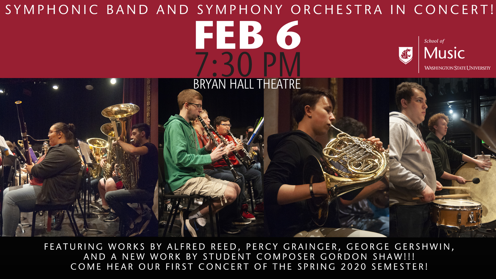 Symphonic Band and Symphony Orchestra Concert + LIVESTREAM Events