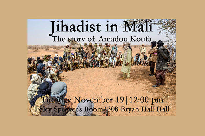 Jihadist in Mali The story of Amadou Koufa Events Washington State