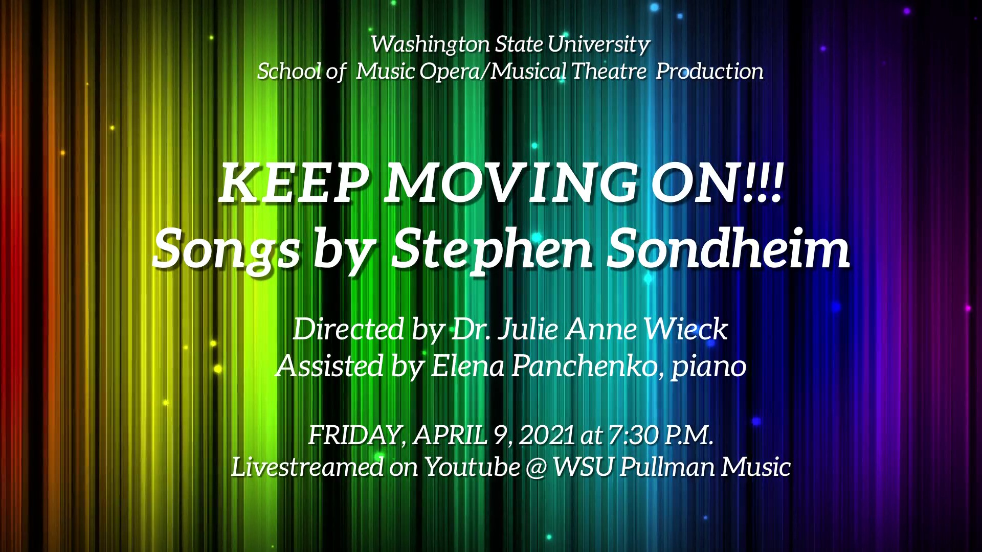 WSU Family Weekend Opera Workshop: Keep Moving On!! Songs by Stephen Sondheim - Vimarsana News