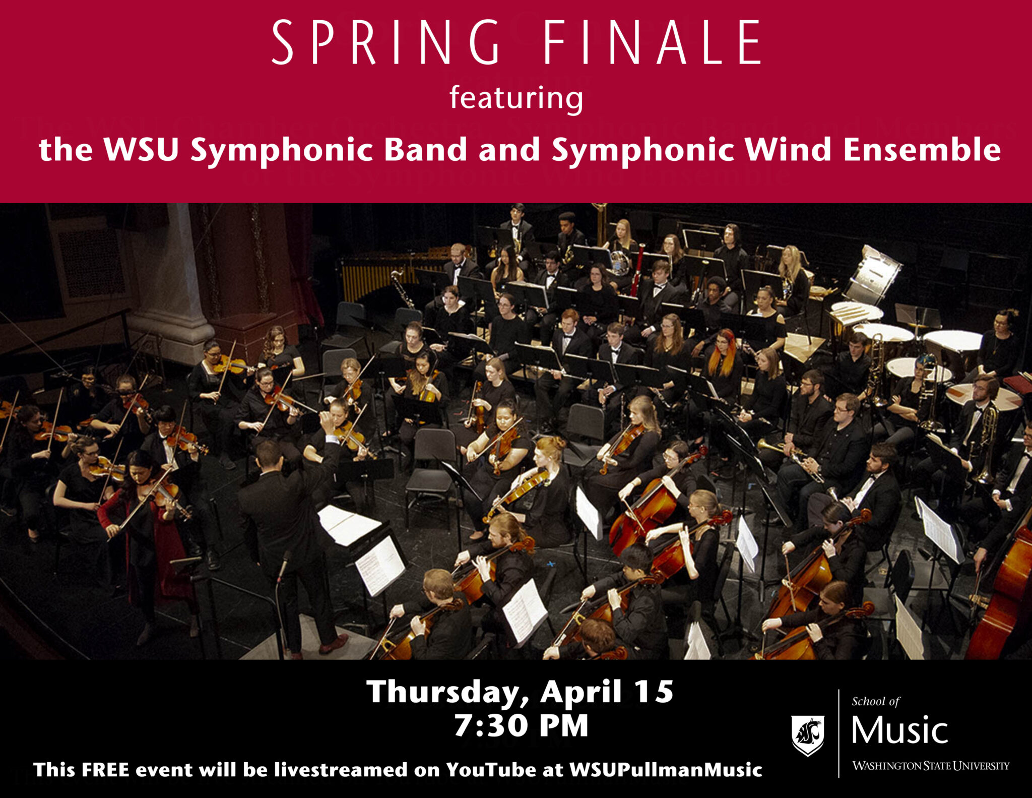 Spring Finale Featuring the WSU Symphonic Band and Symphonic Wind