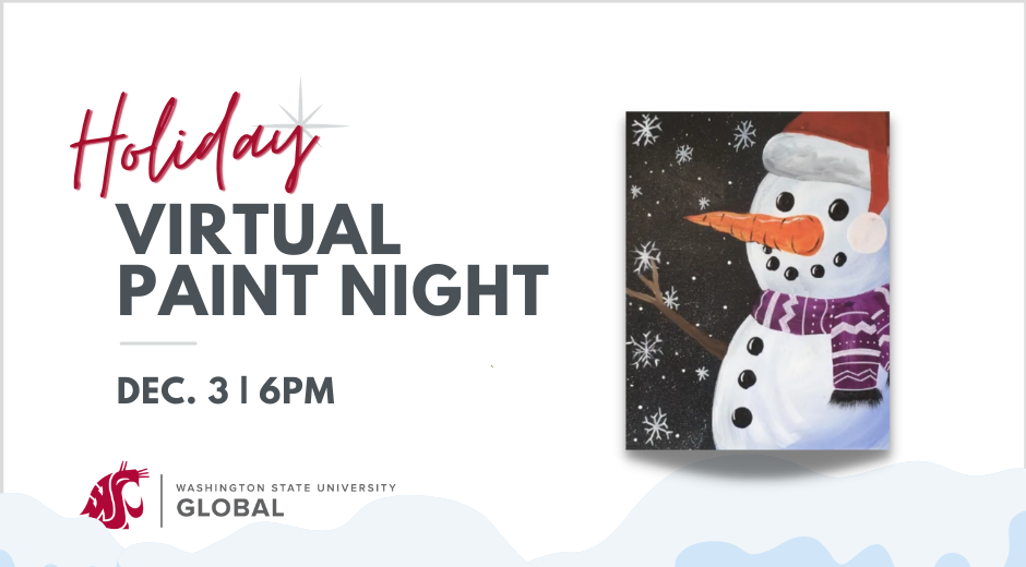 Holiday Virtual Paint Night Events Washington State University