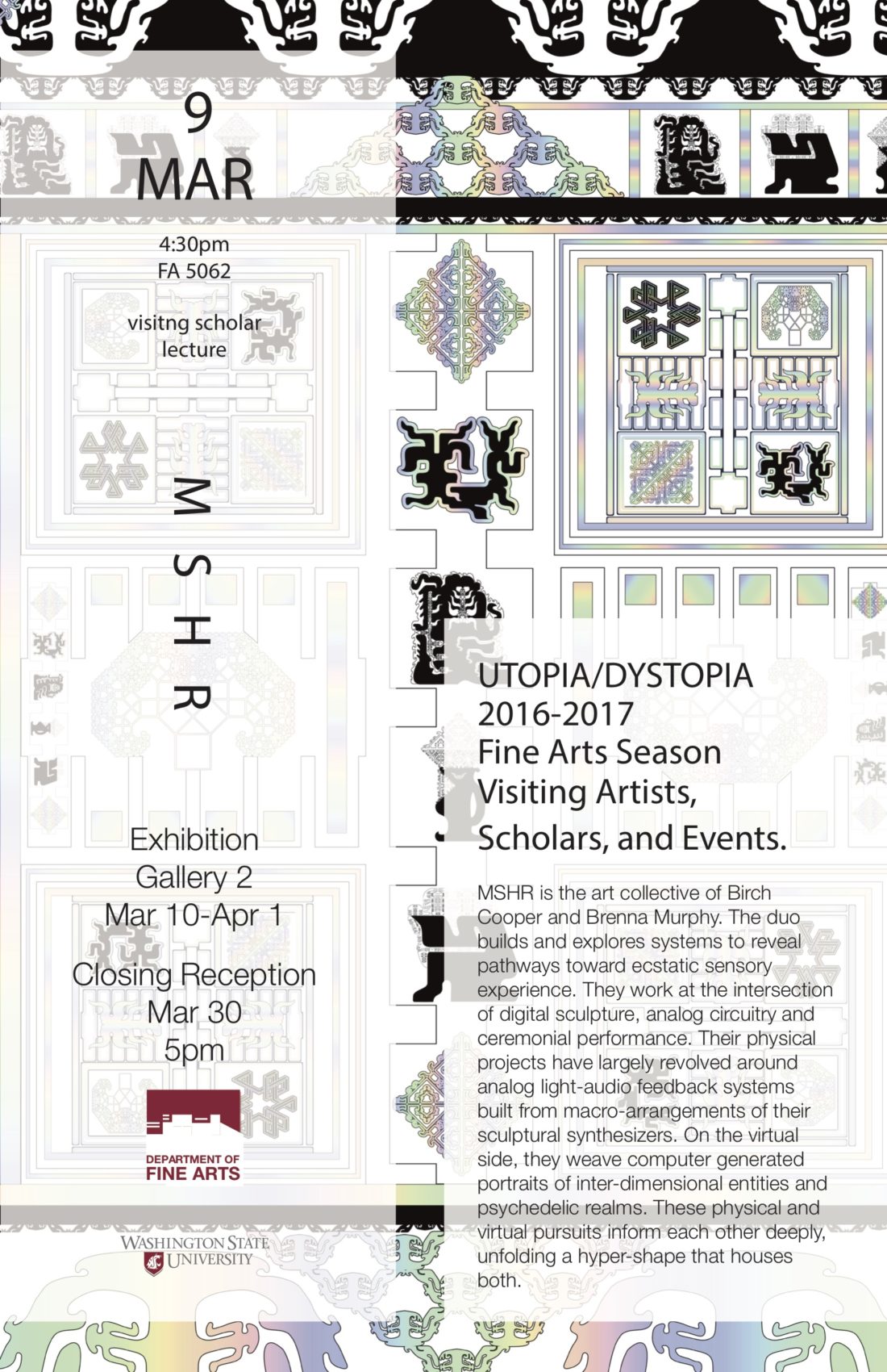 MSHR Closing Reception Gallery 2 Fine Arts Washington State University