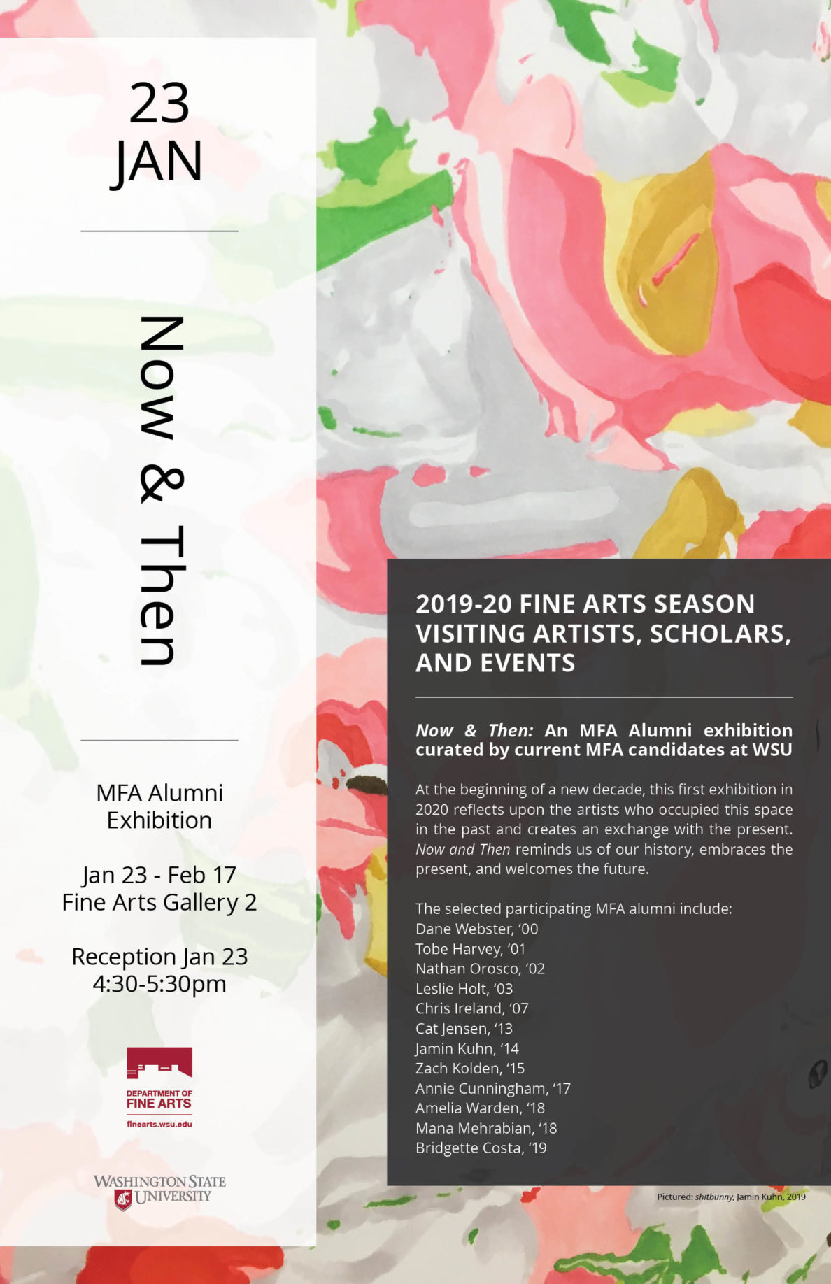 Now & Then Alumni Exhibition Fine Arts Washington State University