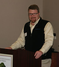 David Dicks, director of the Puget Sound Partnership, the state agency charged with restoring the Sound's health, was the keynote speaker.