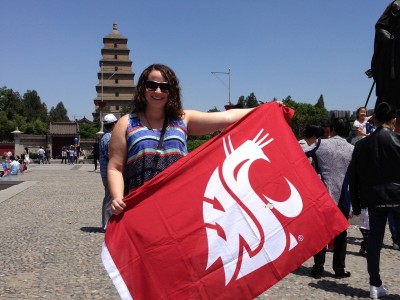 Ariana Paynter visits the 1300-year-old Wild Goose Pagoda in Xi'an.