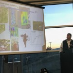 Dr. Terry Bates, director of the Cornell Lake Erie Research and Extension Lab presents his research during the Ravenholt Lecture Series.
