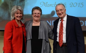 Kim Kidwell, Danielle Englehardt and Ron Mittelhammer