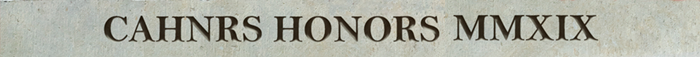 CAHNRS Honors 2019.