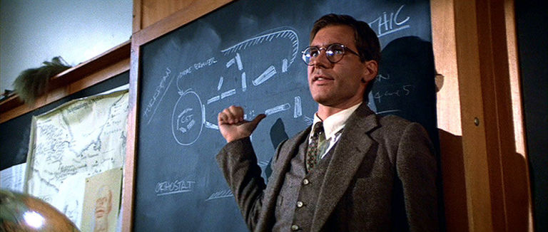 Henry Walton "Indiana" Jones, professor of archeology