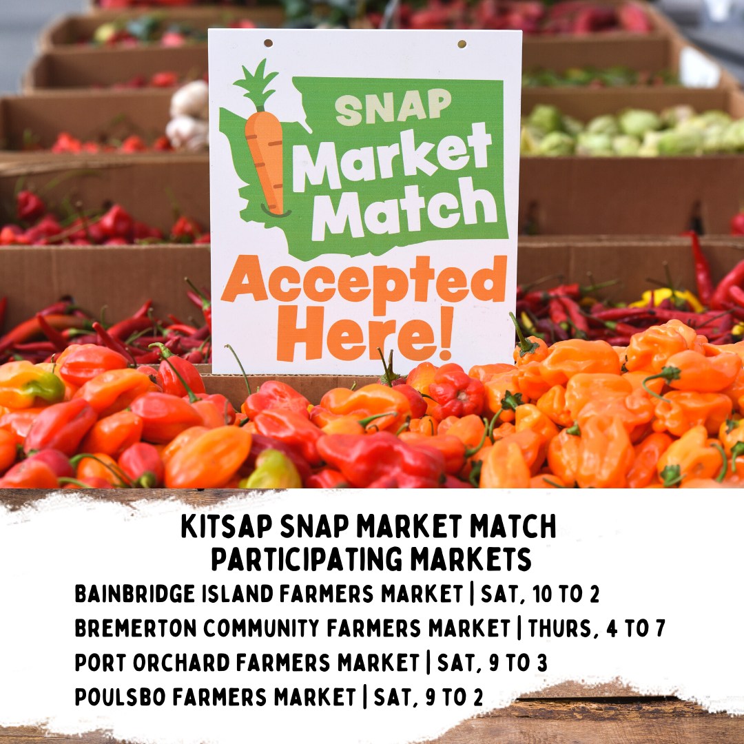 SNAP Market Match and Farm to Food Pantry Kitsap County Washington