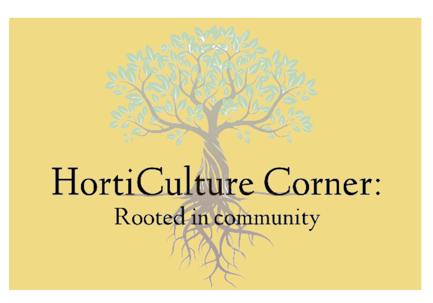 HortiCulture Corner logo in box 1