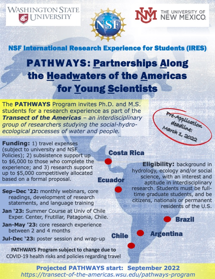 Pathways Program | Transect of the Americas | Washington State University