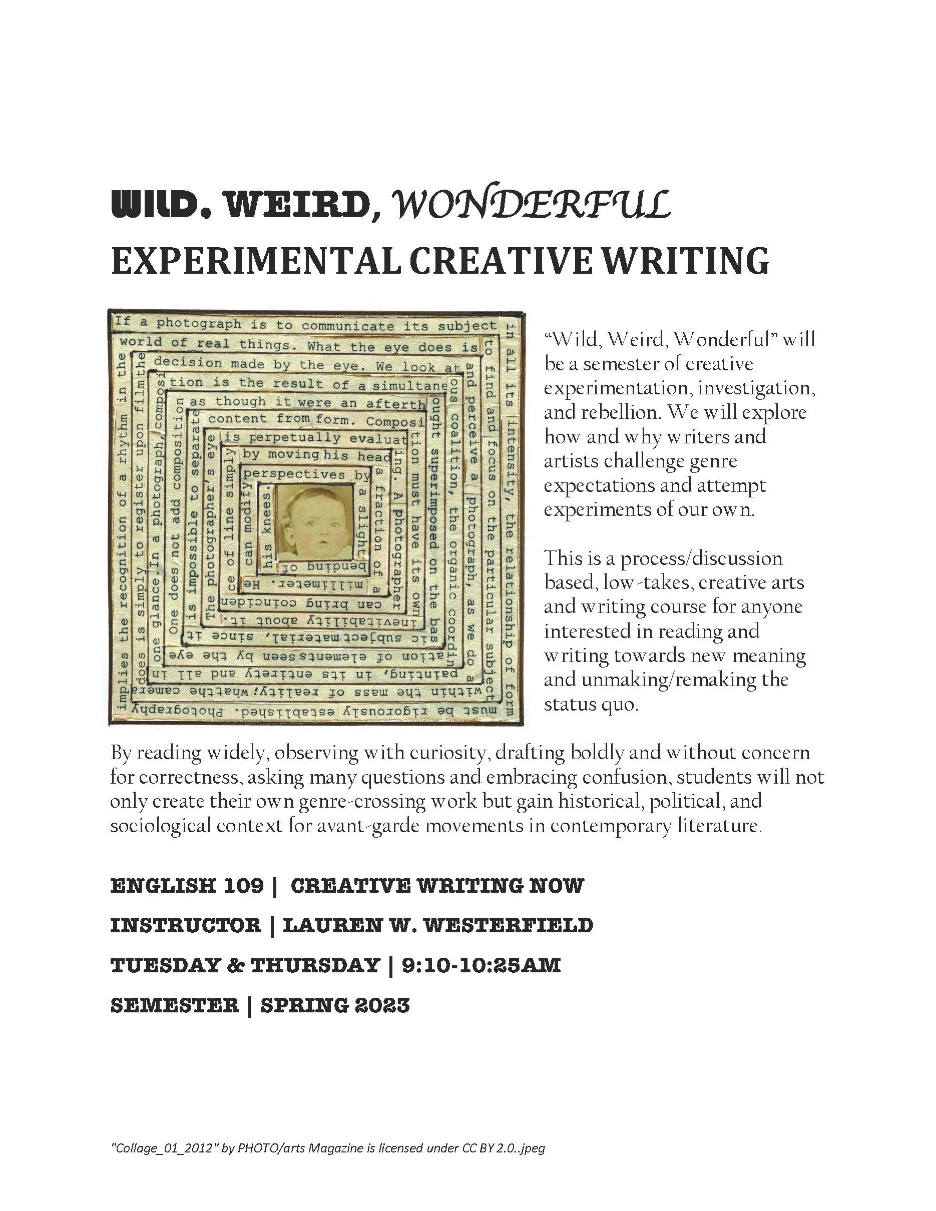 Course Descriptions English Washington State University