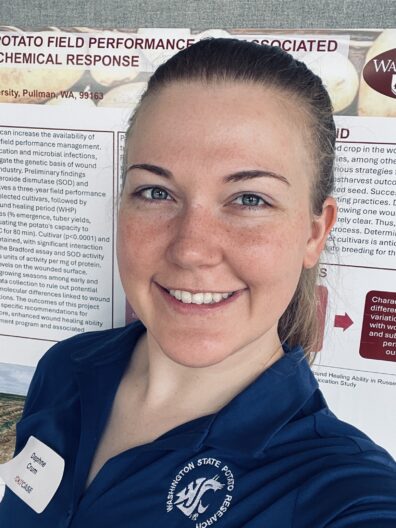 A picture of graduate student Daphne Crum