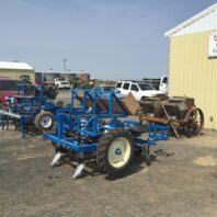 A picture of two custom made planters.