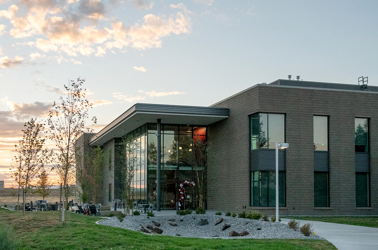 Exterior of Collaboration Hall on the WSU Tri‑Cities campus.