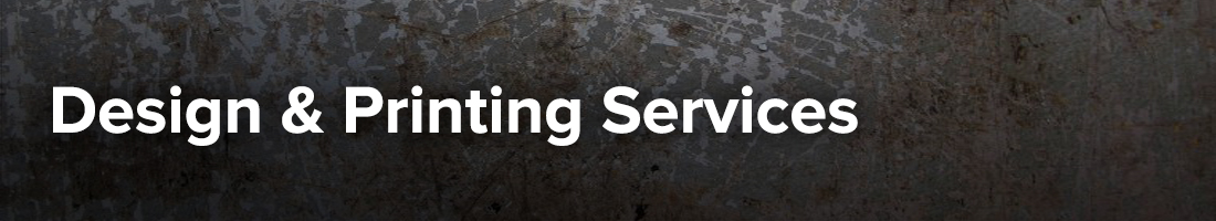 design and printing services.