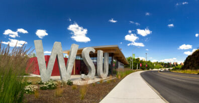 WSU Brelsford Visitor Center on the campus of Washington State University, Thursday, June 29, 2017.