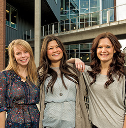 three BSN students