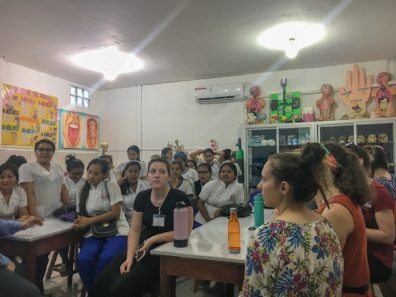 group shot in classroom