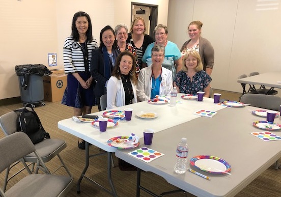 Group visiting Community Hospice 