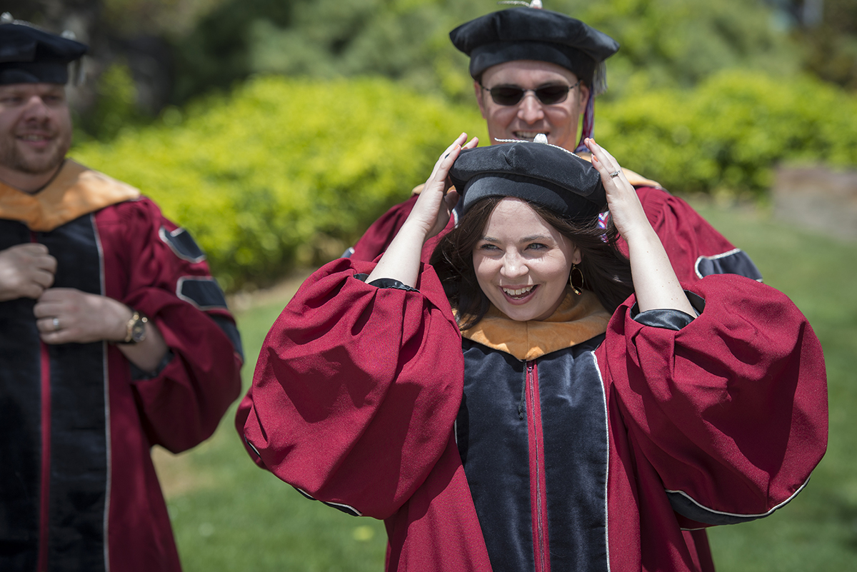Female DNP-graduate-in-regalia