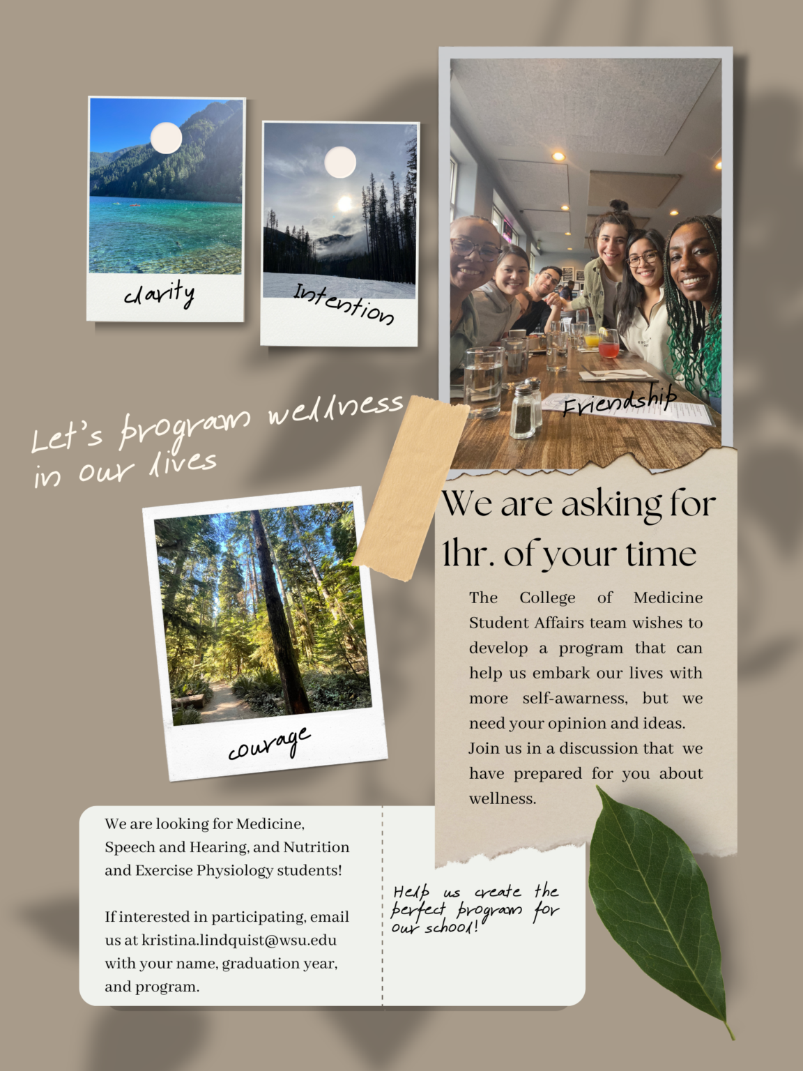 Student Wellness Program Elson S. Floyd College of Medicine