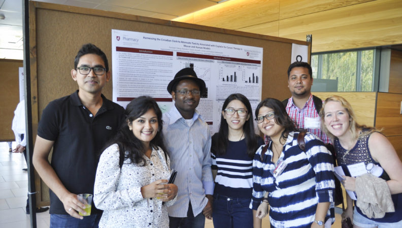 Graduate students attending the college’s annual research day.