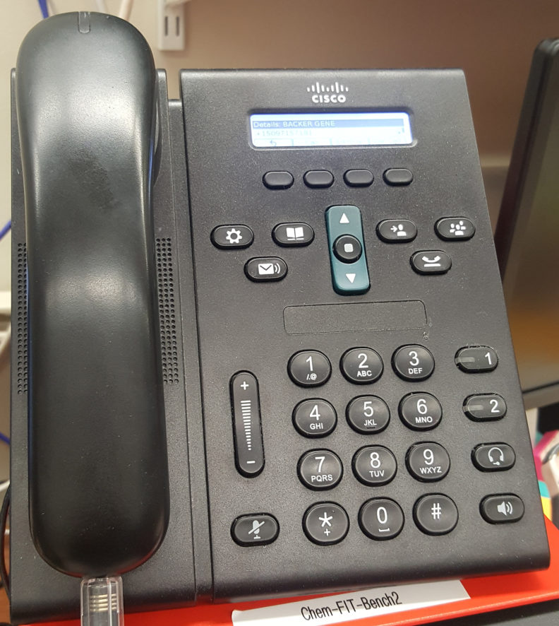 Cisco telephone.
