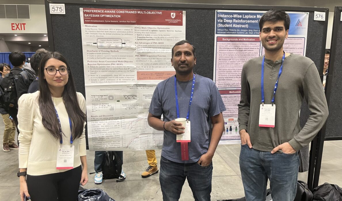 Researchers present at leading artificial intelligence conference
