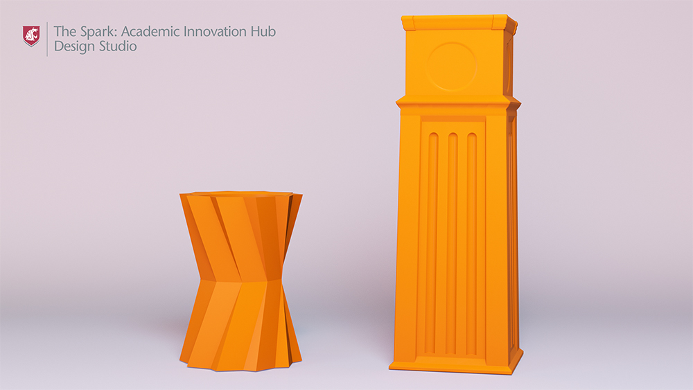 Concept Image - 3D Clock Tower